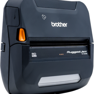 Brother RuggedJet RJ4250WBL: Mobile 4″ DT Printer w/USB, Wi-Fi, Bluetooth/MFi, NFC Pairing