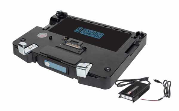Panasonic Toughbook 54/55 Docking Station with LIND 120W Auto Bare Wire Leads Power Supply, Dual RF