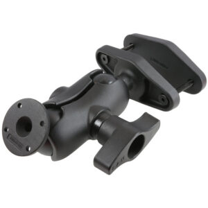 RAM® 4″ Square Post Clamp Mount with Round AMPS Plate – D Size