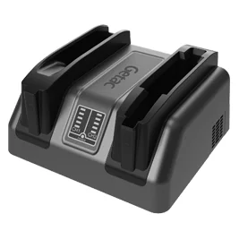 Getac External Dual Bay Battery Charger - Main Battery + Multimedia Bay Battery (US power cord) for S410 – GCMCUK