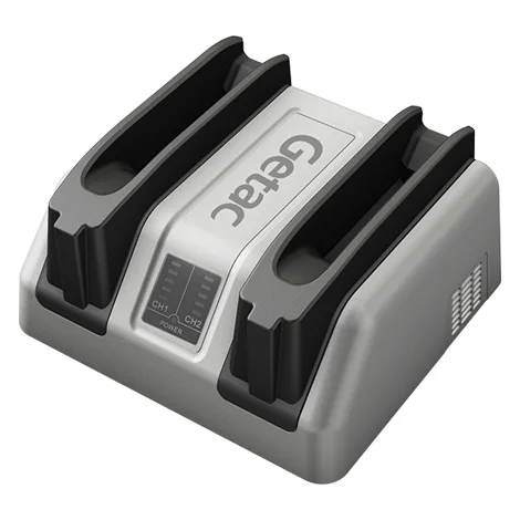 Getac External Dual Bay Main Battery Charger (US power cord) for S510 & S510AD – GCMCUP