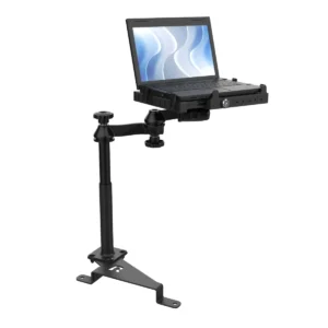 RAM No-Drill Laptop Mount for '15-26 Ford F-150, '17-26 F-250 & More (with Tough-Tray III)