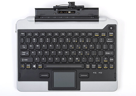 Panasonic Toughpad FZ-G1 Rubber Backlit Keyboard Dock - IK-PAN-FZG1-C1-V5